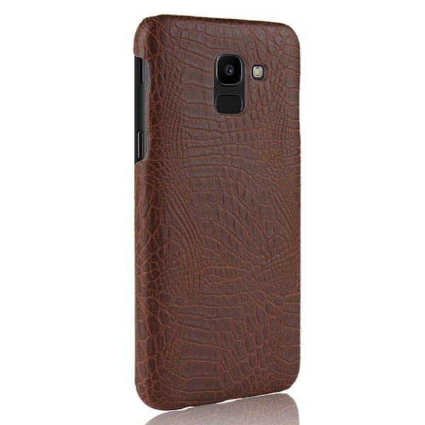 Croco Samsung Galaxy J6 (2018) skal - Brun Brun
