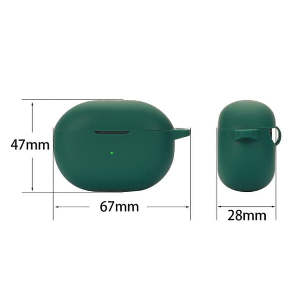Soundpeats Mini silikonikotelo soljella - Musta Black