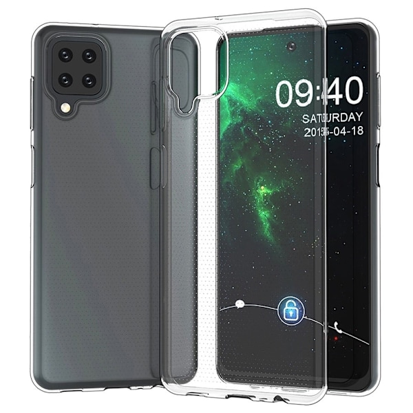 Erittäin ohut läpinäkyvä kotelo Samsung Galaxy A42 5G:lle Transparent