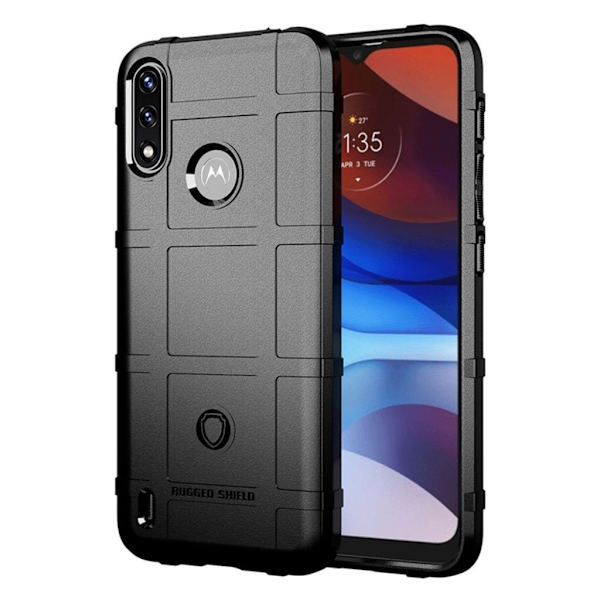 Rugged Shield Motorola Moto E7 Power kotelot - Musta Black