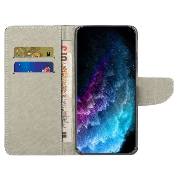 Wonderland Samsung Galaxy A34 5G Flip Etui - Keep Calm og Sparkle Pink