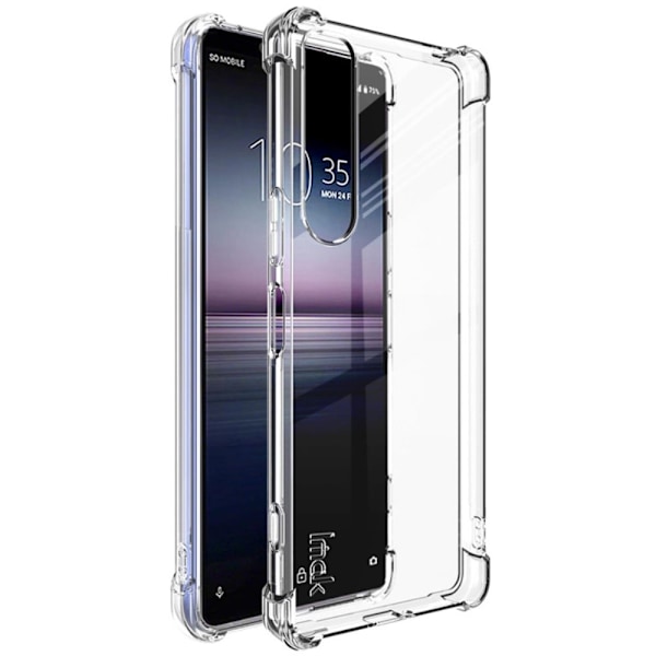IMAK turvatyynyn suojus Sony Xperia 1 IV:lle - Läpinäkyvä Transparent