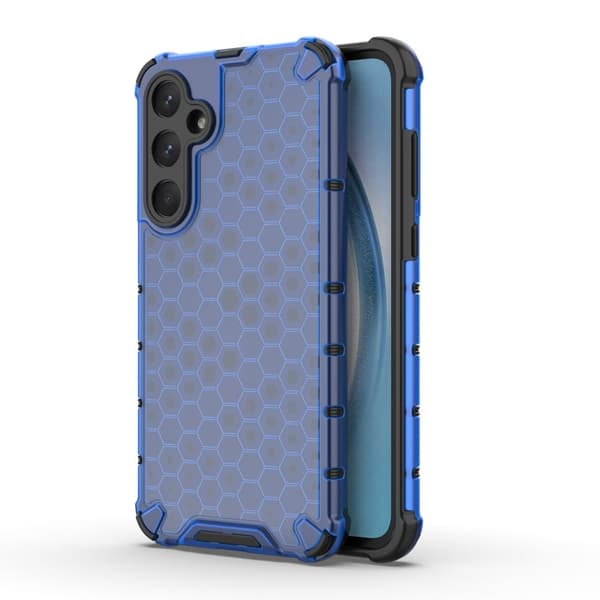 Bofink Honeycomb Samsung Galaxy A55 skal - Blå Blå
