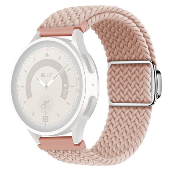 20 mm universal nylonrem med magnetisk spenne - Rosa Pink
