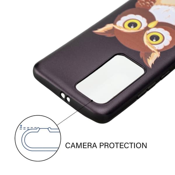 Imagine Huawei P40 Pro kuoret - Ruskea Pöllö Brown