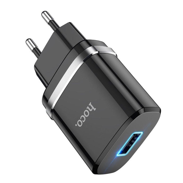 HOCO N1 Ardent single port charger(EU) - black Black