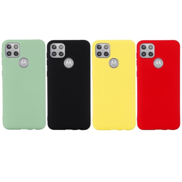 Matte Liquid Silikone Cover til Motorola Moto G 5G - Rød Red