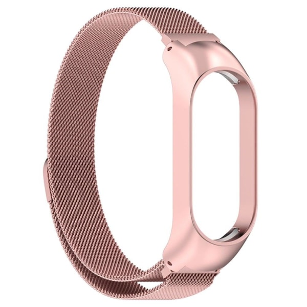 Xiaomi Mi Band 7 milanese staineless steel watch strap - Rose Pi Rosa