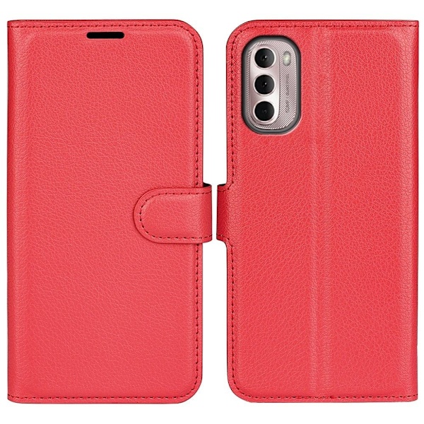 Classic Motorola Moto G Stylus (2022) flip kuoret - Punainen Red