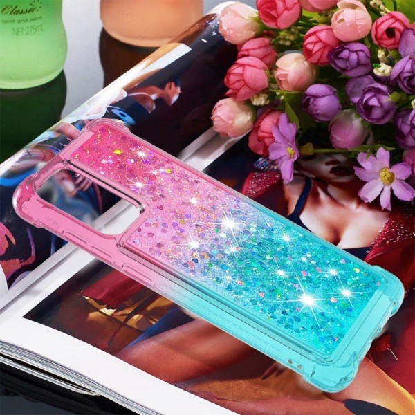 Princess Samsung Galaxy A72 5G cover - Lyserød / Himmelblå Pink