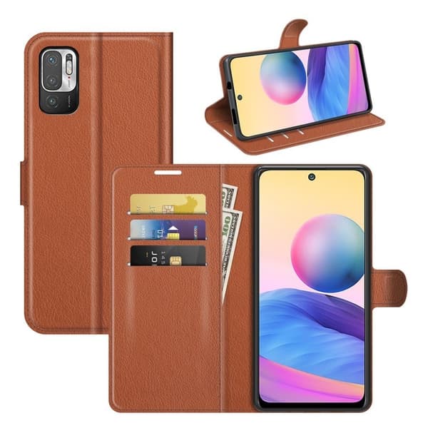Classic Xiaomi Redmi Note 10 5G fodral - Brun Brun