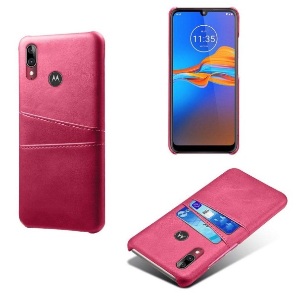 Dual Card cover – Motorola Moto E6 Plus – Rose Pink