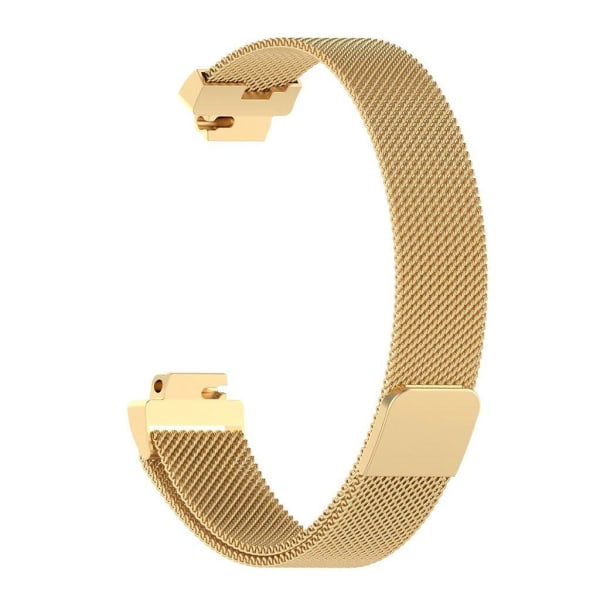 Fitbit Inspire / Inspire HR rostfritt stål armband - Storlek: L Guld