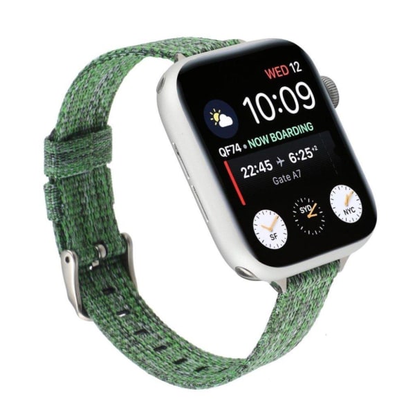 Apple Watch Series 6 / 5 44mm nylon urrem - Grøn Green