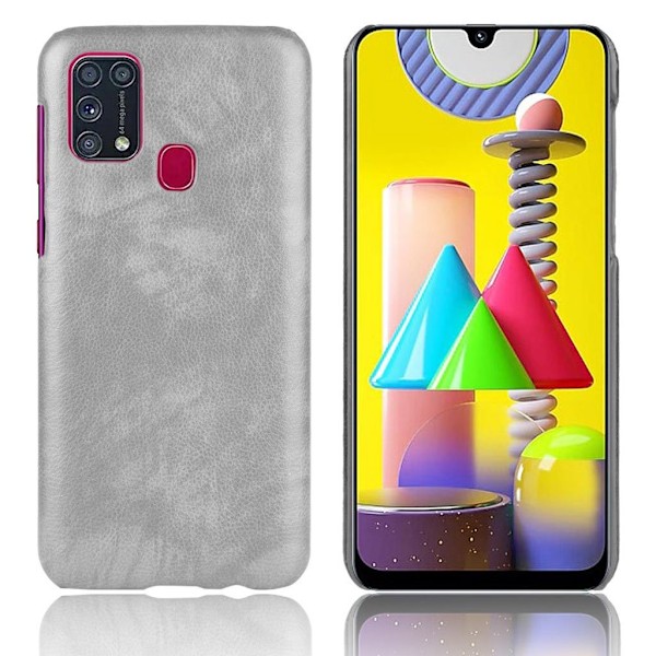 Prestige kuoret - Samsung Galaxy M31 - Harmaa Silver grey