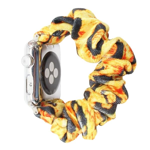 Apple Watch Series 6 / 5 40mm pulserende hårbåndsarmbånd - Guld / Sort Gold