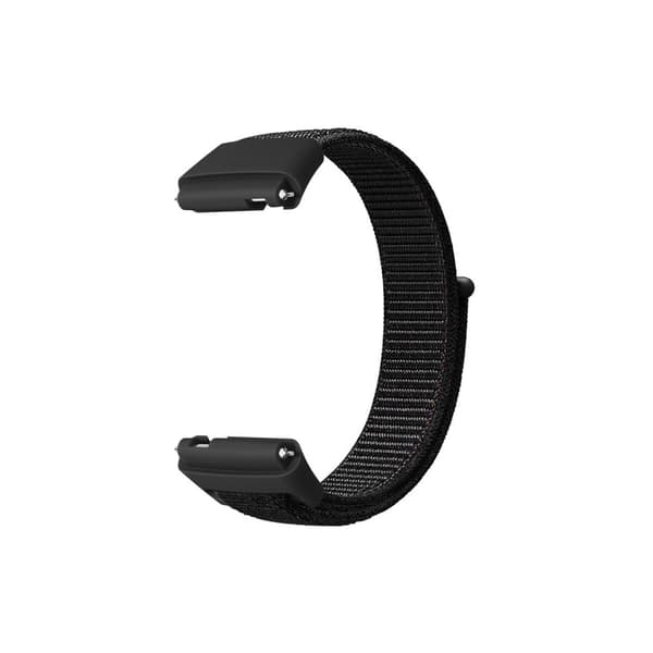 Xiaomi Redmi Watch 3 Lite / Watch 3 Active Nylon Watch Strap Loop Fastener Replacement Band - Svart Black