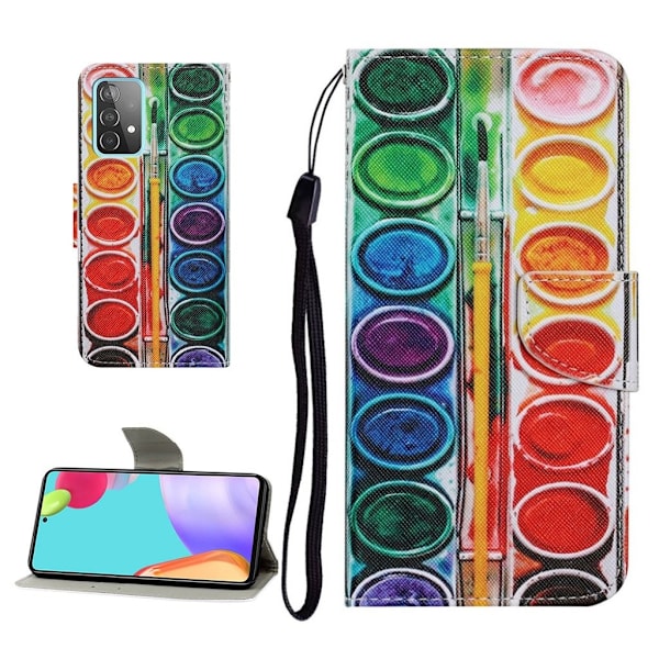 Wonderland Samsung Galaxy A52 5G flip kuoret - Kuormalava Multicolor