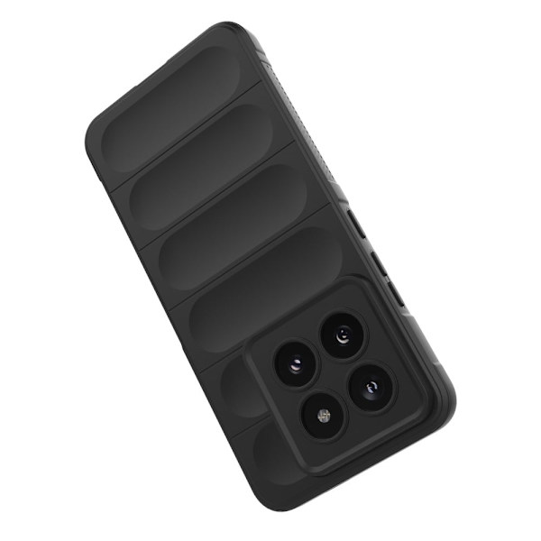 Deksel med mykt grep for Xiaomi 14 Pro - Sølv/Grå Silver grey