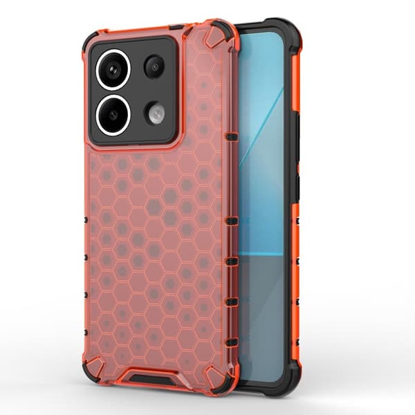 Bofink Honeycomb Xiaomi Redmi Note 13 Pro 5G  / Xiaomi Poco X6 kotelot - Punainen Red