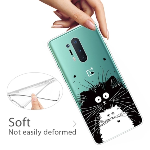 Deco OnePlus 8 Pro skal - Svart Och Vitt Djur multifärg