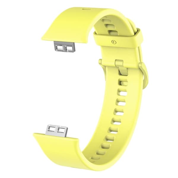 Huawei Watch Fit simple silikone rem - gul Yellow