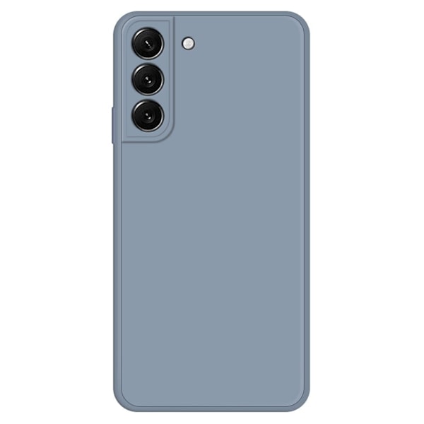Skråt gummibelagt cover mod fald til Samsung Galaxy S22 - Grå Blå Blue