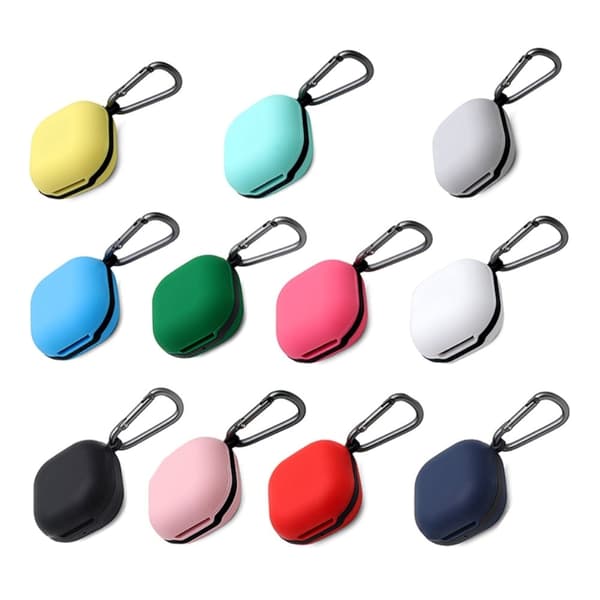 Samsung Galaxy Buds Pro enkelt silikoneetui med spænde - Rød Red