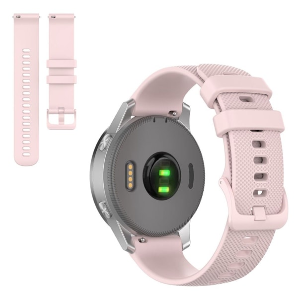 Garmin Venu 2S / Vivoactive 4S / Vivomove 3S solid color watch band - Pink Rosa