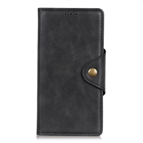 Alpha läder Motorola Moto G52 fodral - Svart Svart