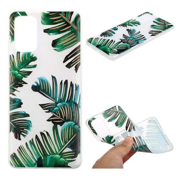 Deco Samsung Galaxy S20 Plus deksel - Leaves Green