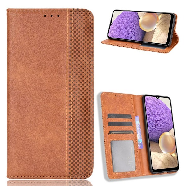 Bofink Vintage OnePlus 9 Læder Etui - Brun Brown