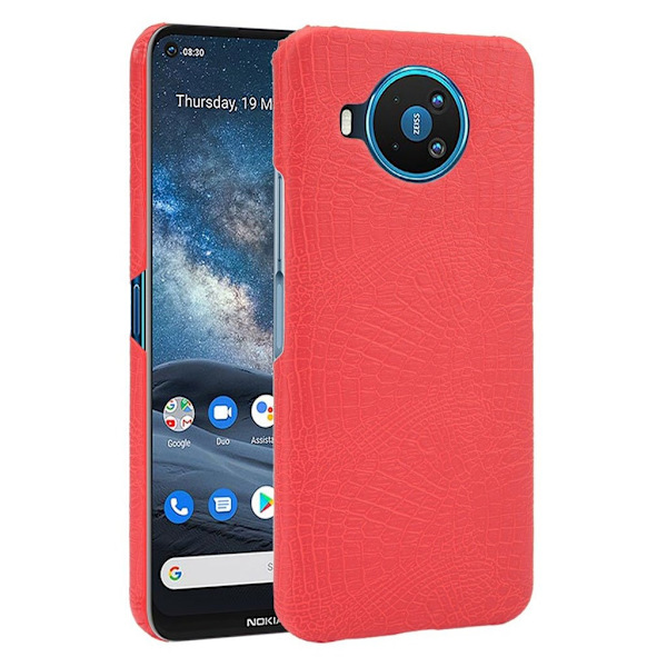 Croco etui - Nokia 8.3 5G - rød Red