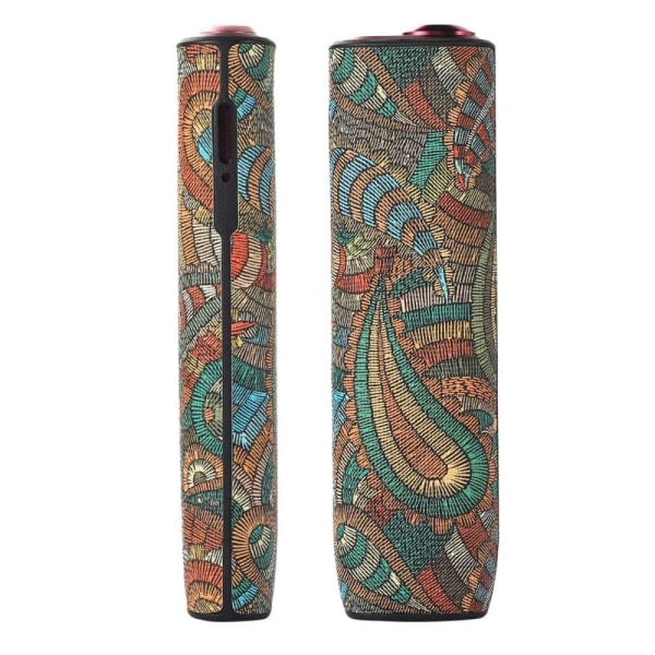IQOS Iluma One cool pattern cover - Green Flower Green