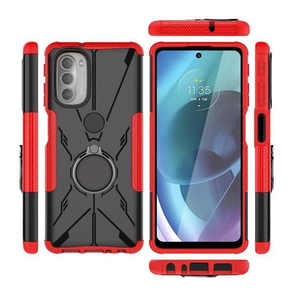 Magneettikannatin Motorola Moto G51 5G:lle - Punainen Red