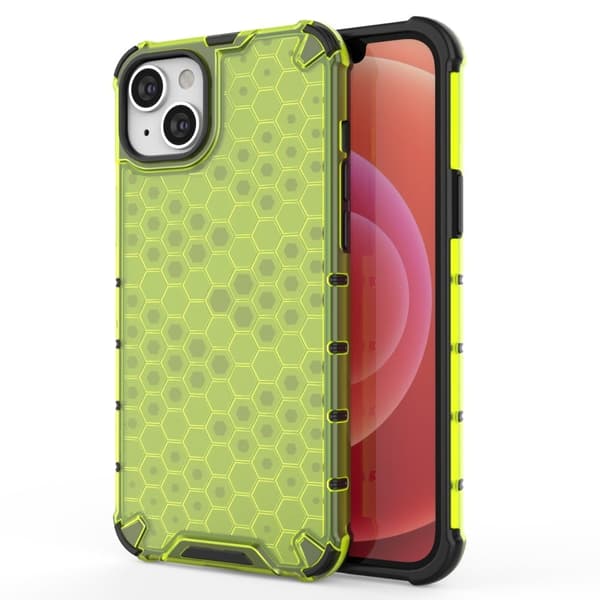 Bofink Honeycomb iPhone 15 Suojakotelo - Vihreä Green