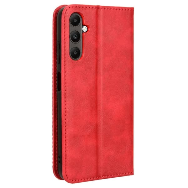 Bofink Vintage Samsung Galaxy A05s Læder Etui - Rød Red