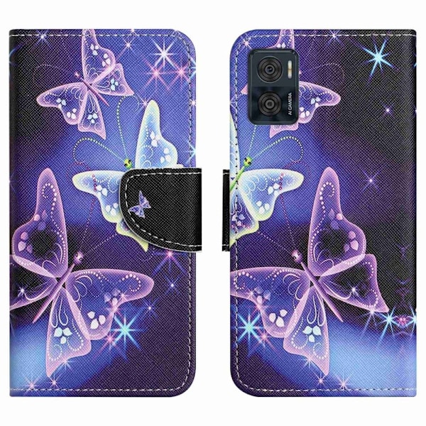 Wonderland Motorola Moto E22i / Motorola Moto E22 fodral -Lila Lila