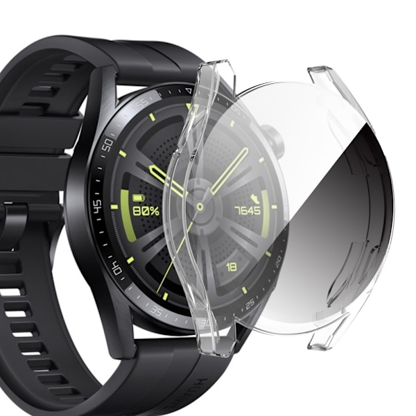 Huawei Watch GT 3 (42mm) TPU galvanoitu suojus - Läpinäkyvä Transparent