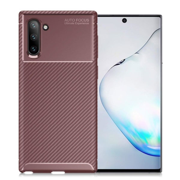 Carbon Shield Samsung Galaxy Note 10 kuoret - Kahvi Brown
