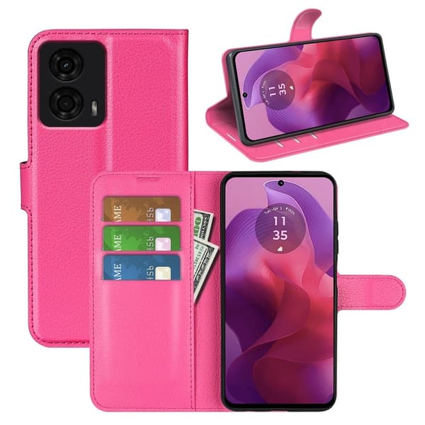 Classic Motorola Moto G24 fodral - Ros Rosa