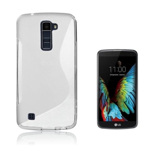 Lagerlöf LG K10 TPU Kuori - Harmaa Silver grey