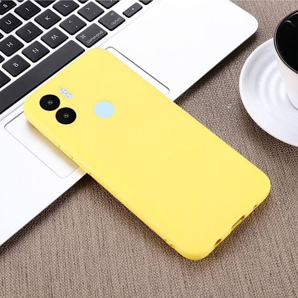 Matte Liquid silikone cover til Xiaomi Poco C51 - Gul Yellow