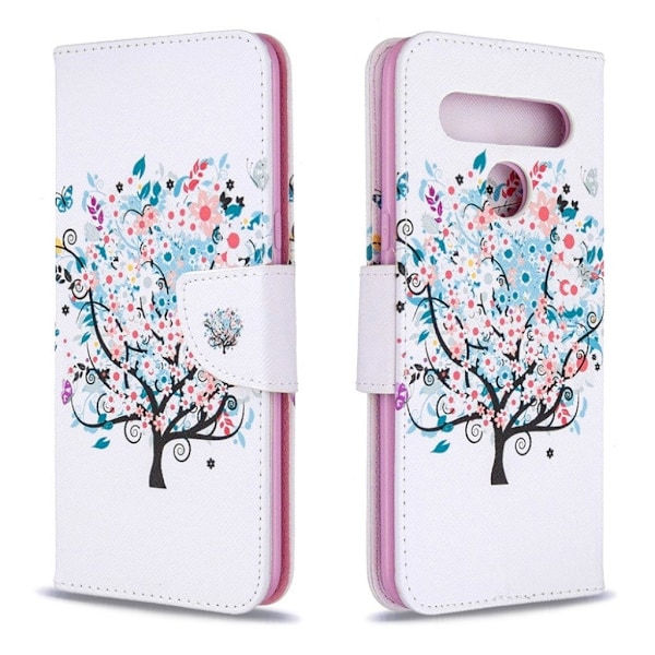 Wonderland LG K61 Etui - Blomstret Træ Multicolor