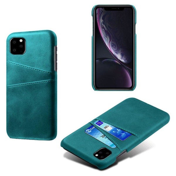 Dual Card iPhone 11 Pro Max cover - Babyblå Blue