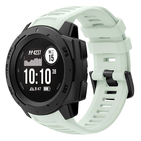 Garmin Instinct silikoninen kellonauha - Syaani Green