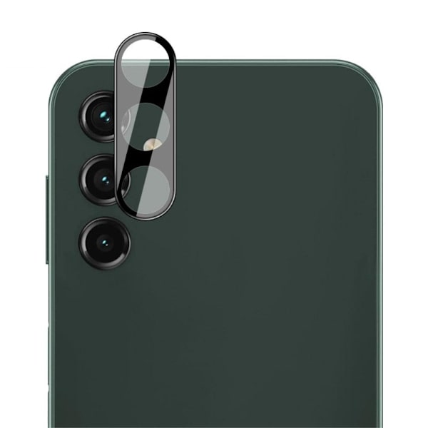 IMAK-kamerabeskyttelse af glas med objektivdæksel af akryl til Samsung Galaxy A14 - Sort Udgave Black