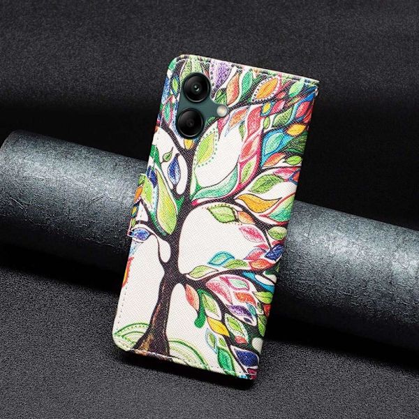 Wonderland Samsung Galaxy A04 Flip Etui - Life Træ Multicolor