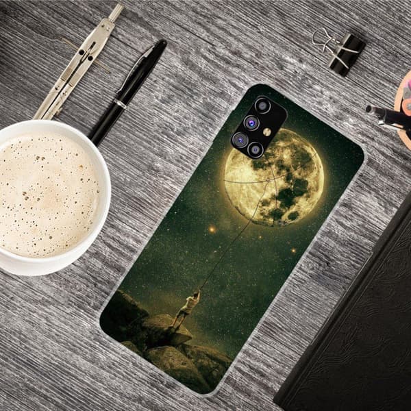 Deco Samsung Galaxy M51 kotelot - Kuu Orange