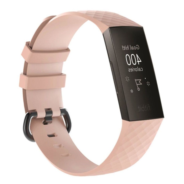 Fitbit Charge 3 silikonböjbart wathband - Storlek: L / stift